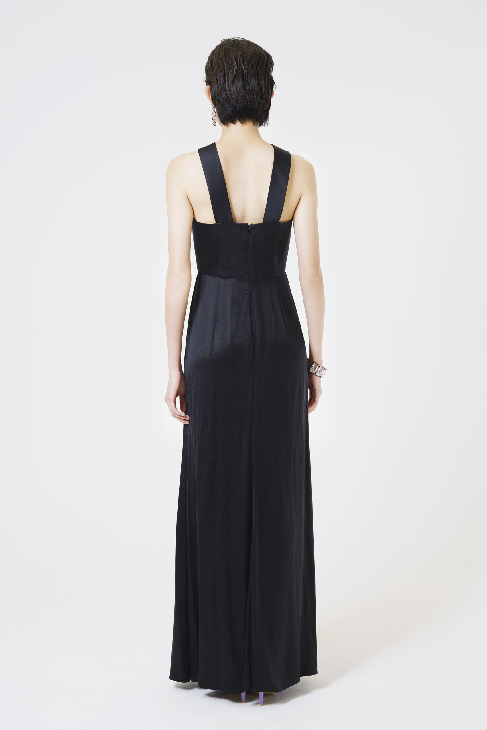 GIORGIO ARMANI 黒ロングドレス |ハイブランド・海外ブランドのドレス 
